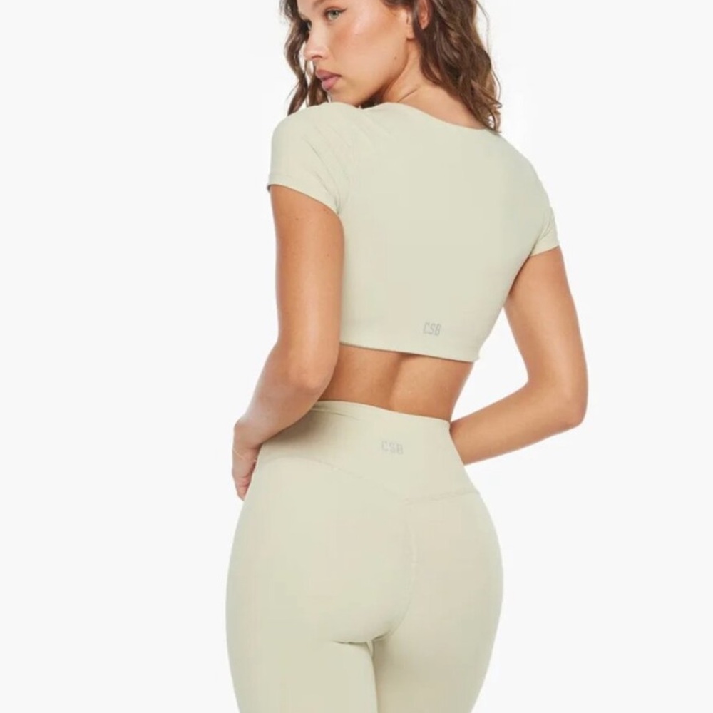 CSB Chai Isabelle Mathers legging and crop top